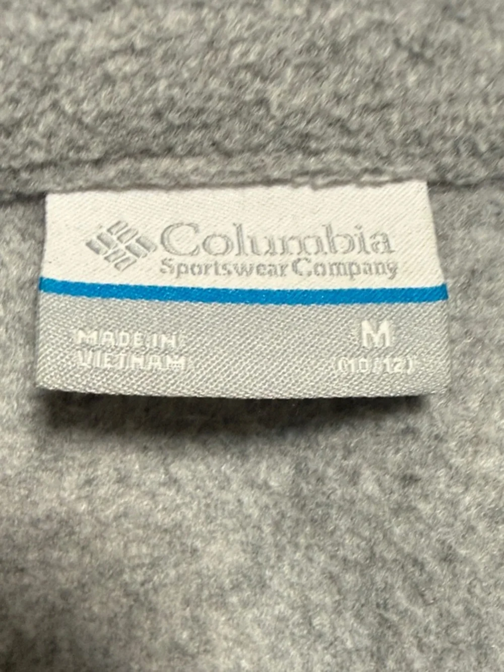 Girls Columbia Gray Full-Zip Fleece Jacket